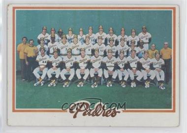 1978 Topps - [Base] #192 - Team Checklist - San Diego Padres Team