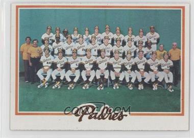 1978 Topps - [Base] #192 - Team Checklist - San Diego Padres Team