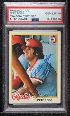 1978 Topps - [Base] #20 - Pete Rose [PSA/DNA 10 GEM MT]