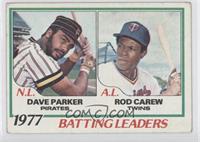 League Leaders - Dave Parker, Rod Carew [Good to VG‑EX]