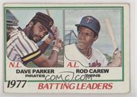 League Leaders - Dave Parker, Rod Carew [Good to VG‑EX]