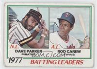 League Leaders - Dave Parker, Rod Carew [Good to VG‑EX]
