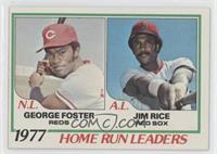 League Leaders - George Foster, Jim Rice