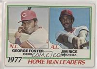 League Leaders - George Foster, Jim Rice [Good to VG‑EX]