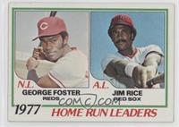 League Leaders - George Foster, Jim Rice [Good to VG‑EX]