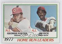 League Leaders - George Foster, Jim Rice