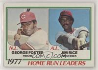 League Leaders - George Foster, Jim Rice