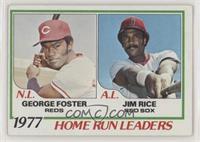 League Leaders - George Foster, Jim Rice [Good to VG‑EX]