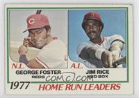 League Leaders - George Foster, Jim Rice