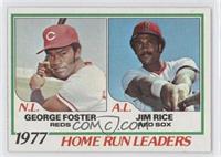 League Leaders - George Foster, Jim Rice