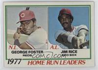 League Leaders - George Foster, Jim Rice