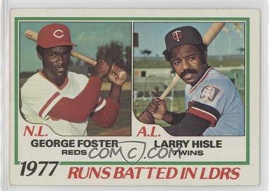 1978 Topps - [Base] #203 - League Leaders - George Foster, Larry Hisle