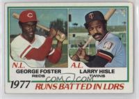 League Leaders - George Foster, Larry Hisle [Good to VG‑EX]