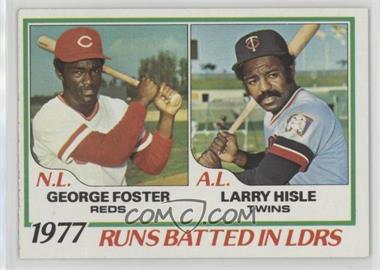 1978 Topps - [Base] #203 - League Leaders - George Foster, Larry Hisle