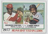 League Leaders - George Foster, Larry Hisle [Good to VG‑EX]