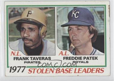 1978 Topps - [Base] #204 - League Leaders - Frank Taveras, Freddie Patek [Good to VG‑EX]