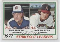 League Leaders - Phil Niekro, Nolan Ryan [Good to VG‑EX]