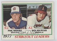 League Leaders - Phil Niekro, Nolan Ryan