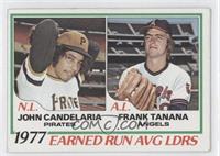 League Leaders - John Candelaria, Frank Tanana