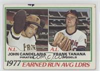 League Leaders - John Candelaria, Frank Tanana [Poor to Fair]