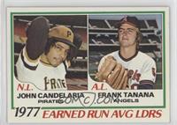 League Leaders - John Candelaria, Frank Tanana