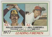 League Leaders - Rollie Fingers, Bill Campbell [Poor to Fair]