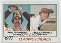 League Leaders - Rollie Fingers, Bill Campbell