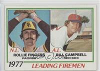 League Leaders - Rollie Fingers, Bill Campbell