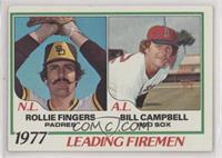 League Leaders - Rollie Fingers, Bill Campbell