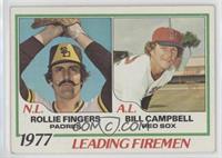League Leaders - Rollie Fingers, Bill Campbell [Poor to Fair]