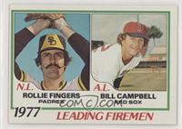 League Leaders - Rollie Fingers, Bill Campbell