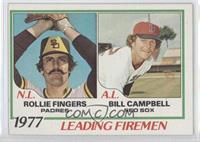 League Leaders - Rollie Fingers, Bill Campbell