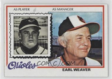 1978 Topps - [Base] #211 - Earl Weaver