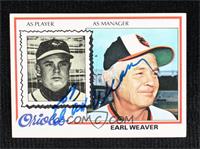 Earl Weaver [JSA Certified COA Sticker]