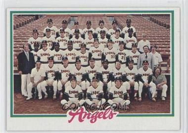 1978 Topps - [Base] #214 - Team Checklist - California Angels Team