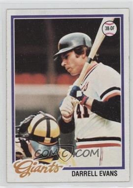 1978 Topps - [Base] #215 - Darrell Evans