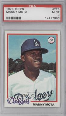 1978 Topps - [Base] #228 - Manny Mota [PSA 9 MINT]