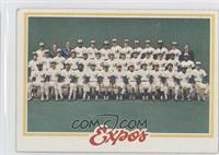 Team Checklist - Montreal Expos Team