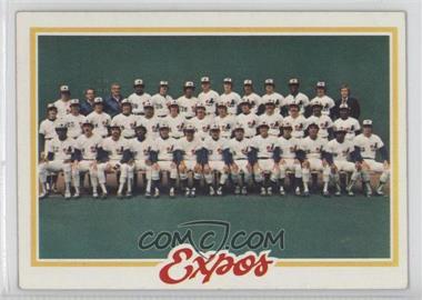 1978 Topps - [Base] #244 - Team Checklist - Montreal Expos Team