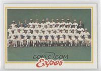 Team Checklist - Montreal Expos Team