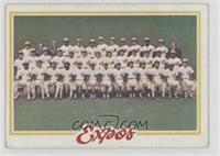 Team Checklist - Montreal Expos Team [Good to VG‑EX]