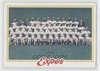 Team Checklist - Montreal Expos Team [Good to VG‑EX]