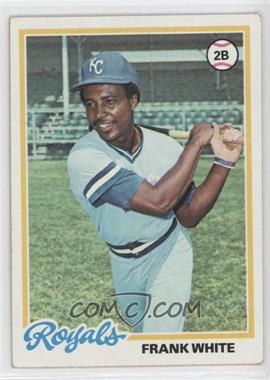 1978 Topps - [Base] #248 - Frank White [Good to VG‑EX]