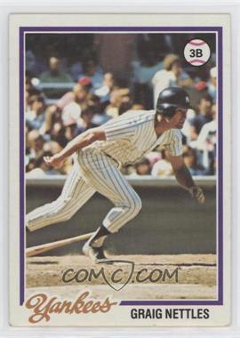 1978 Topps - [Base] #250 - Graig Nettles [Poor to Fair]