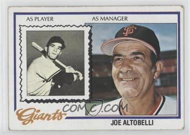 1978 Topps - [Base] #256 - Joe Altobelli [Good to VG‑EX]