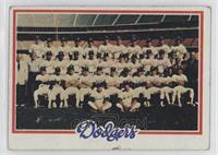 Team Checklist - Los Angeles Dodgers Team [Poor to Fair]