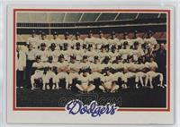 Team Checklist - Los Angeles Dodgers Team
