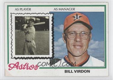 1978 Topps - [Base] #279 - Bill Virdon [Poor to Fair]