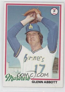 1978 Topps - [Base] #31 - Glenn Abbott