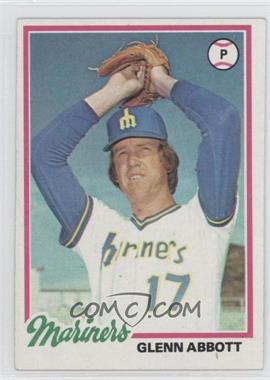 1978 Topps - [Base] #31 - Glenn Abbott